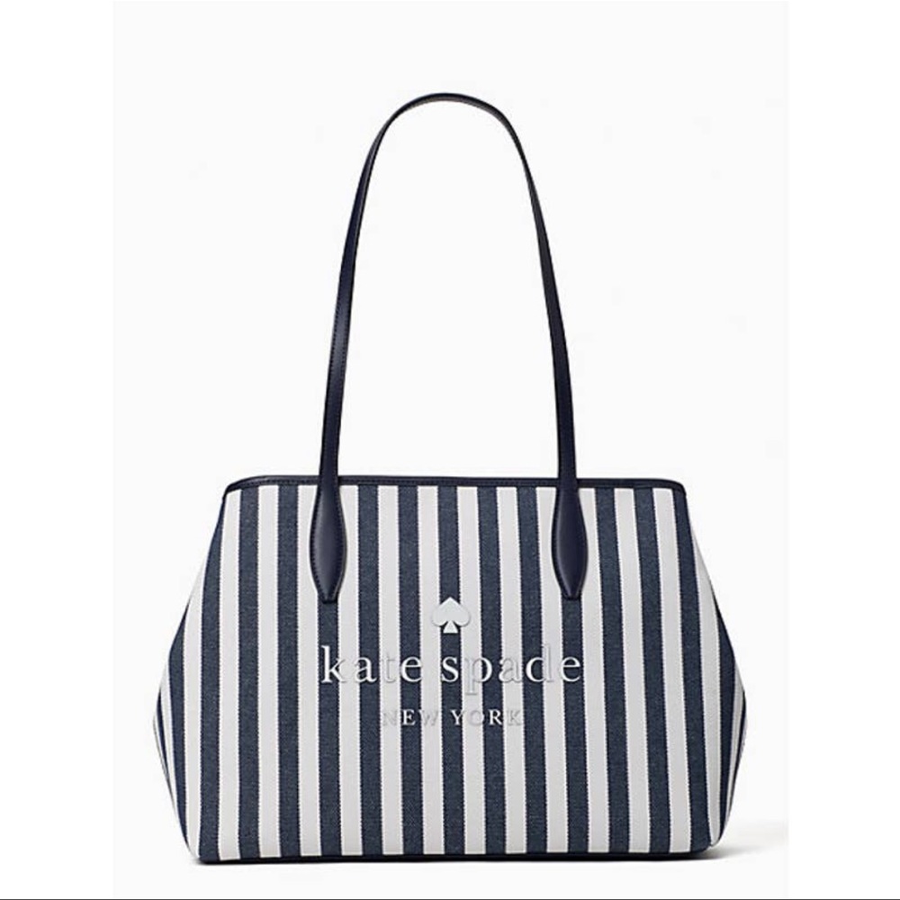 Kate spade blazer blue side snap streets tote